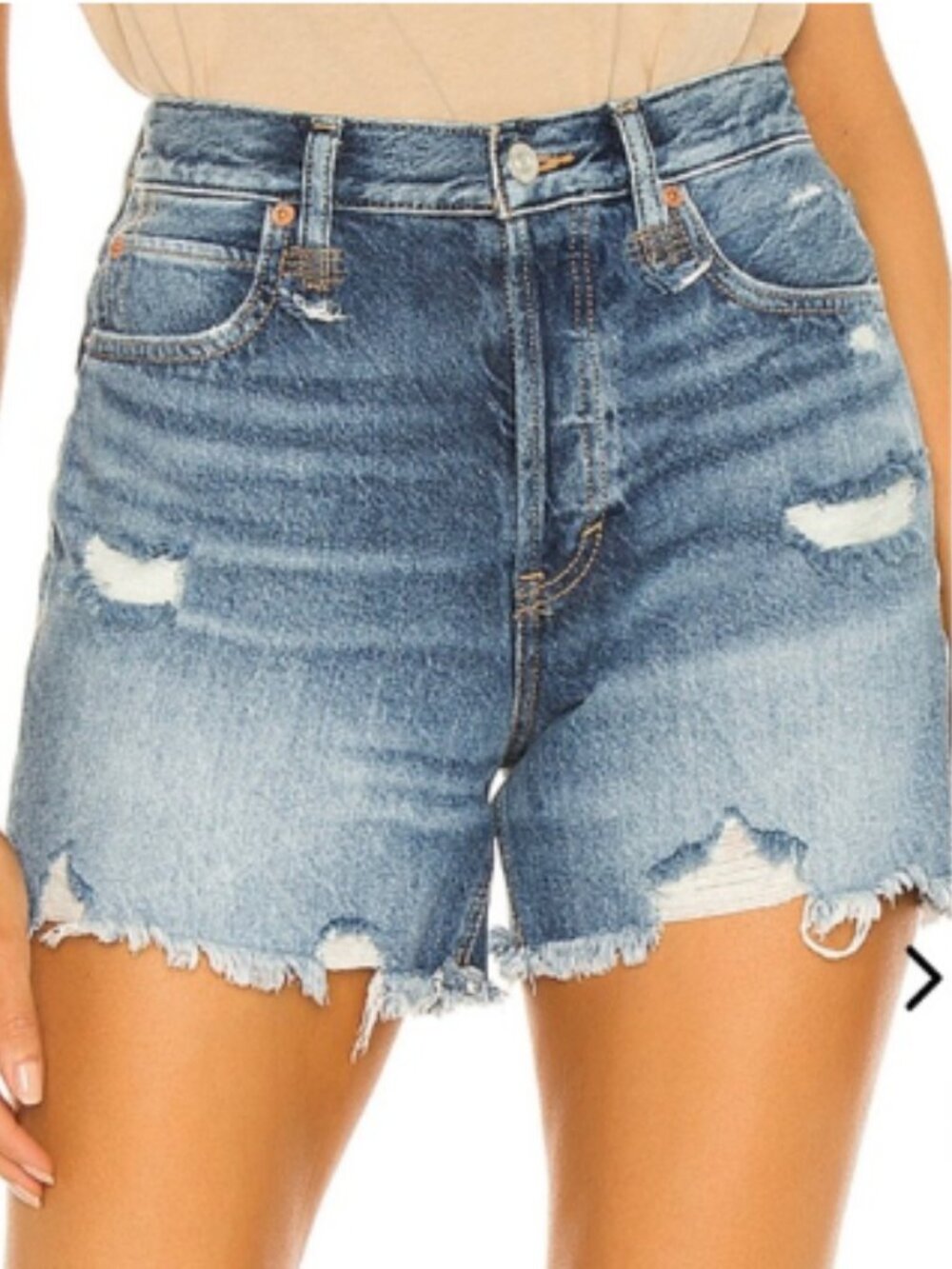 Free People | Makai Cuttoff Jean Short-Size 27